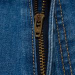 Organic女丹寧彈性牛仔褲(中藍)