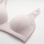 Organic雲柔無鋼圈內衣(涼感環保)(粉芋色)