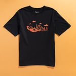 Organic圓短T恤-草原同樂(黑色)