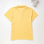 Organic女短POLO衫 (鳳梨涼感)(黃色)