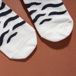 Organic提花短襪-草原同樂(白色)