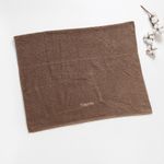 Organic平織毛巾圈小浴巾(可可)