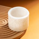 Swazi Candles光影蠟雕杯-圓圈