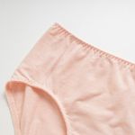Organic女中腰內褲(涼感環保)(粉桔色)