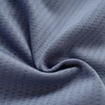 Organic拚接女圓短T恤 (鳳梨涼感)(中藍)