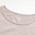 Organic女保暖圓領衫(燕麥灰)