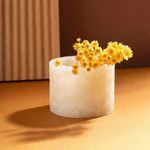 Swazi Candles光影蠟雕杯-葉影