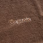 Organic平織毛巾圈小浴巾(可可)