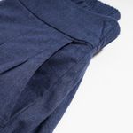 Organic女飄逸寬褲(深藍)