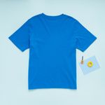 Organic經典圓短T恤(蘇打藍)