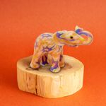 Swazi Candles奔騰草原蠟擺飾(小)-大象