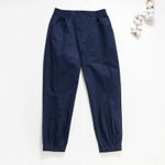 Organic女束口褲-鳳梨涼感紗(深藍)