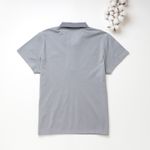 Organic女短POLO衫 (鳳梨涼感)(灰色)