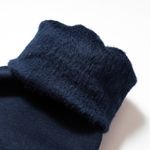 Organic女保暖內搭褲(推毛)-深藍