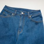 Organic女丹寧彈性牛仔褲(中藍)