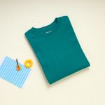 Organic經典圓短T恤(冷杉綠)