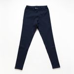 Organic女保暖內搭褲(推毛)-深藍