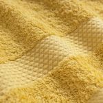 Organic平織毛巾圈洗臉巾(檸檬黃)