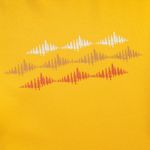 Organic圓短T恤-圖騰之舞(黃色)