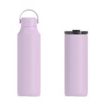 巧禮兩用陶瓷塗層保溫杯-薰衣紫600ml