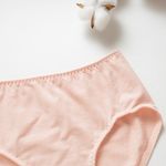 Organic女中腰內褲(涼感環保)(粉桔色)