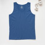 Organic恆感男背心(灰藍)