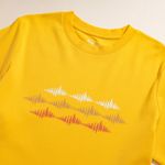 Organic圓短T恤-圖騰之舞(黃色)
