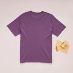 Organic經典圓短T恤(冰芋紫)
