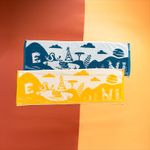 Organic有機棉運動巾-草原同樂(黃/白)