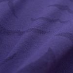 Organic涼感七分袖上衣(波浪紋)(深紫)