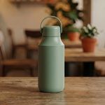 巧禮兩用陶瓷塗層保溫杯-莫蘭綠350ml