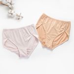 Organic雲柔女中腰內褲(涼感環保)(淡茶色)