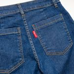 Organic女丹寧彈性牛仔褲(深藍)