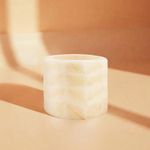 Swazi Candles光影蠟雕杯-葉影