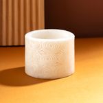 Swazi Candles光影蠟雕杯-圓圈