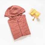 Organic涼感防曬外套(波浪紋)(日落橘)