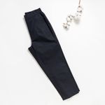 Organic女七分褲-鳳梨涼感紗(黑色)