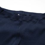 Organic女保暖內搭褲(推毛)-深藍
