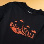 Organic圓短T恤-草原同樂(黑色)