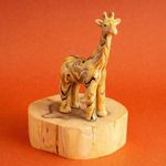 Swazi Candles奔騰草原蠟擺飾(大)-長頸鹿