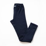 Organic女保暖內搭褲(推毛)-深藍