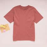 Organic經典圓短T恤(洛神粉)