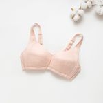 Organic無鋼圈內衣(涼感環保)(粉桔色)