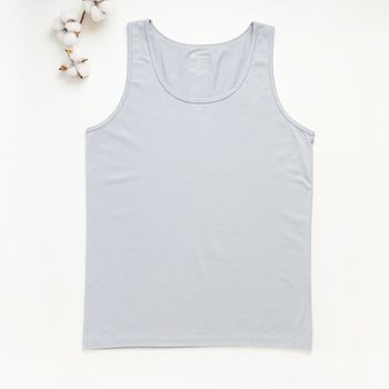 Organic恆感男背心(銀灰)