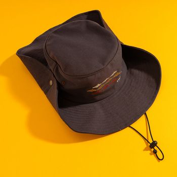 Organic登山帽-炭咖(圖騰)