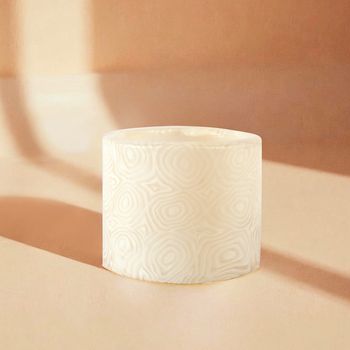 Swazi Candles光影蠟雕杯-圓圈