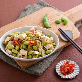 佳佳農產酸菜毛豆豆干-辣