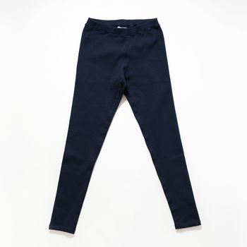 Organic女保暖內搭褲(深藍)