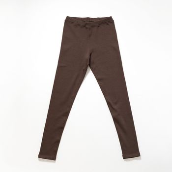 Organic女保暖內搭褲(深咖啡)