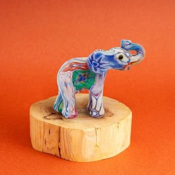 Swazi Candles奔騰草原蠟擺飾(小)-大象